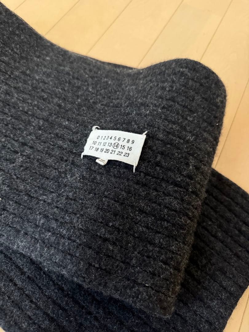 D*A様 Maison Margiela ウールマフラー MM6 MAISON MARGIELA｜ウールスカーフ｜ロングマフラー｜ブラウン