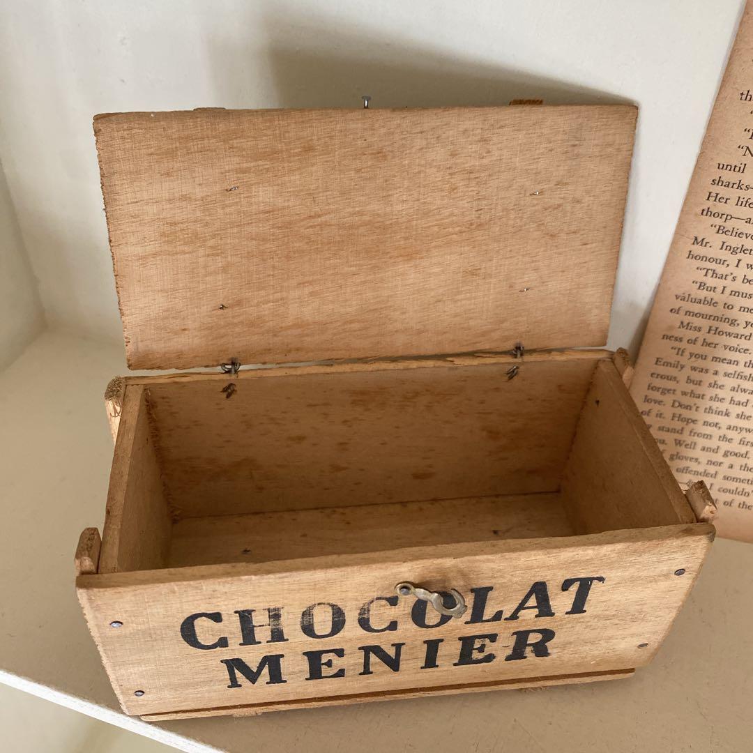 ショコラムニエ ドール雑貨 木箱 フランスアンティーク
