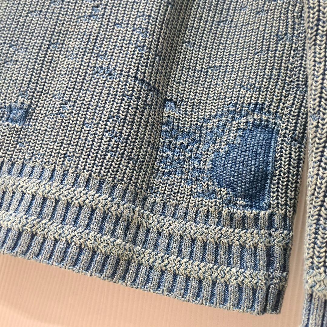 RRL フラッグ インディゴパッチワーク カーディガン L 匿名配送 - メルカリ