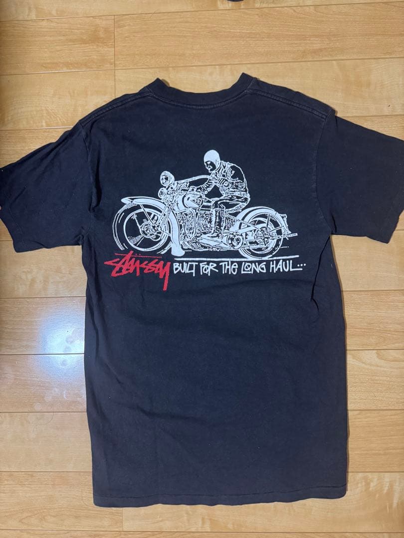 OLD STUSSY 80s 90s USA製 黒タグ　美品 古着通販】【STUSSY(ステューシー)】80s'黒タグ USA製 筆記体サークル