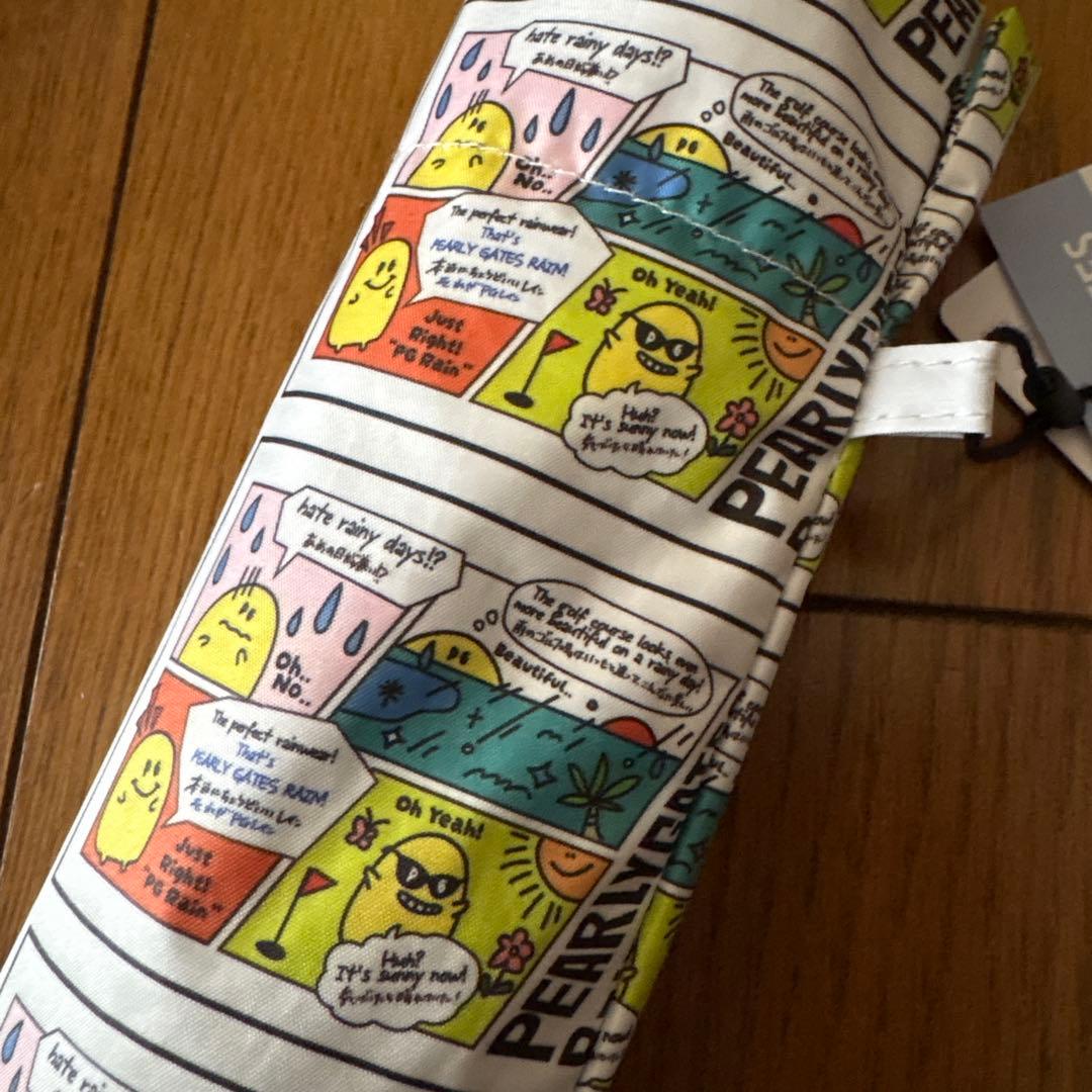 ああ様専用 パーリーゲイツ ゴルフ用傘 ブラック/コミック柄カバー