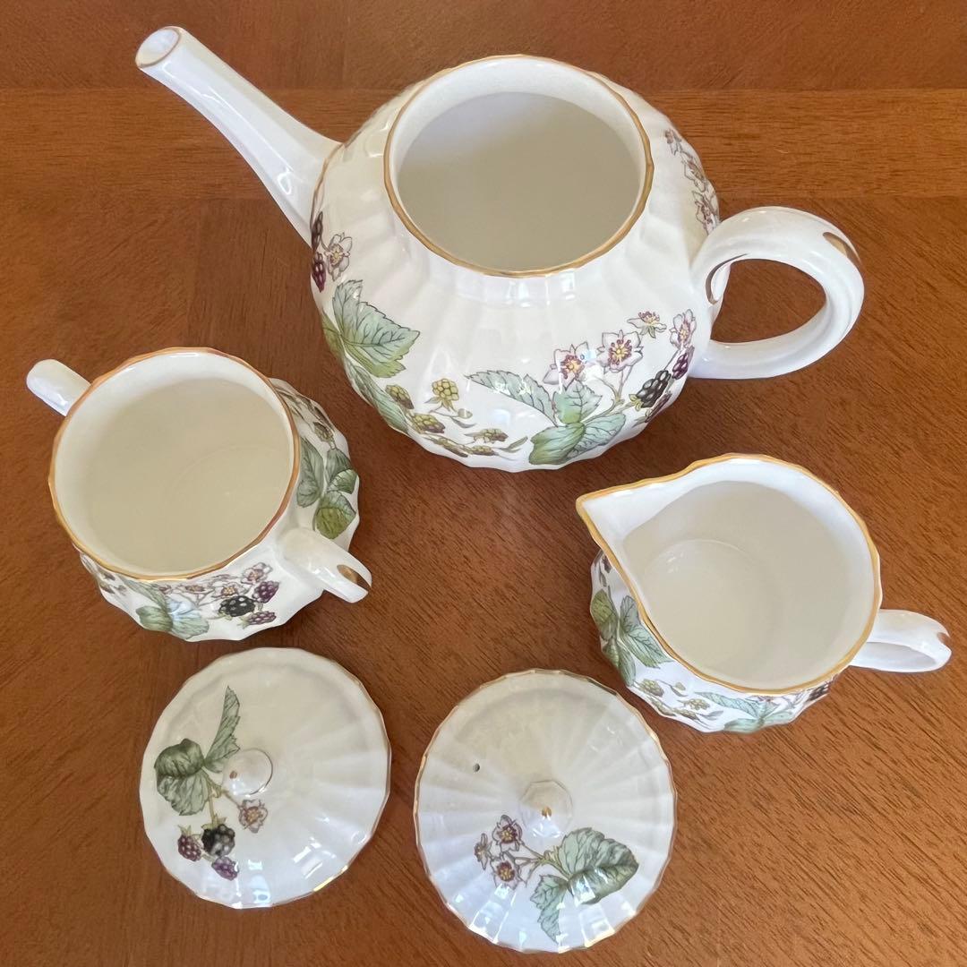 希少品】英国製 ロイヤルウースター☆ラビニア☆小さなティーポットセット