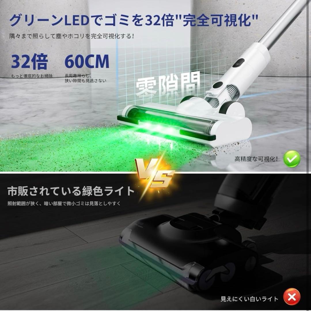 2025年最新掃除機コードレス業界注目自動式吸引力AI70Kpa定価