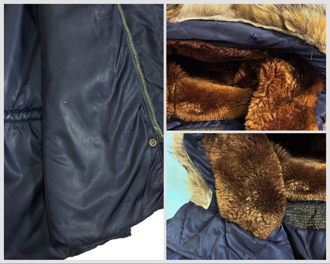 希少 50s 米軍 N-3A フライトジャケット L モッズコート ヴィンテージ