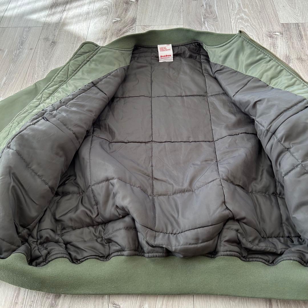 ドムドムハンバーガー MA1 フライトジャケット ミリタリージャケットF