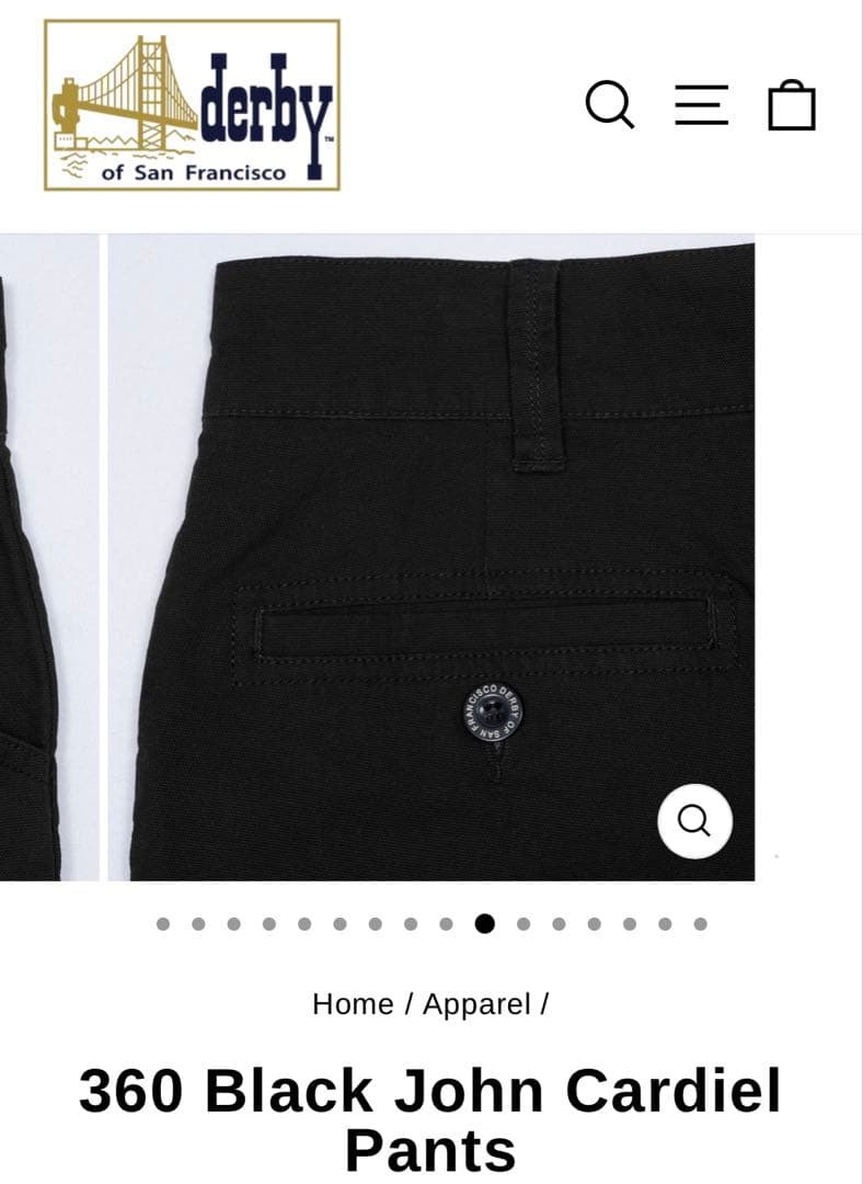 新品未使用 ダービーオブサンフランシスコ フリスコパンツ w34 - メルカリ