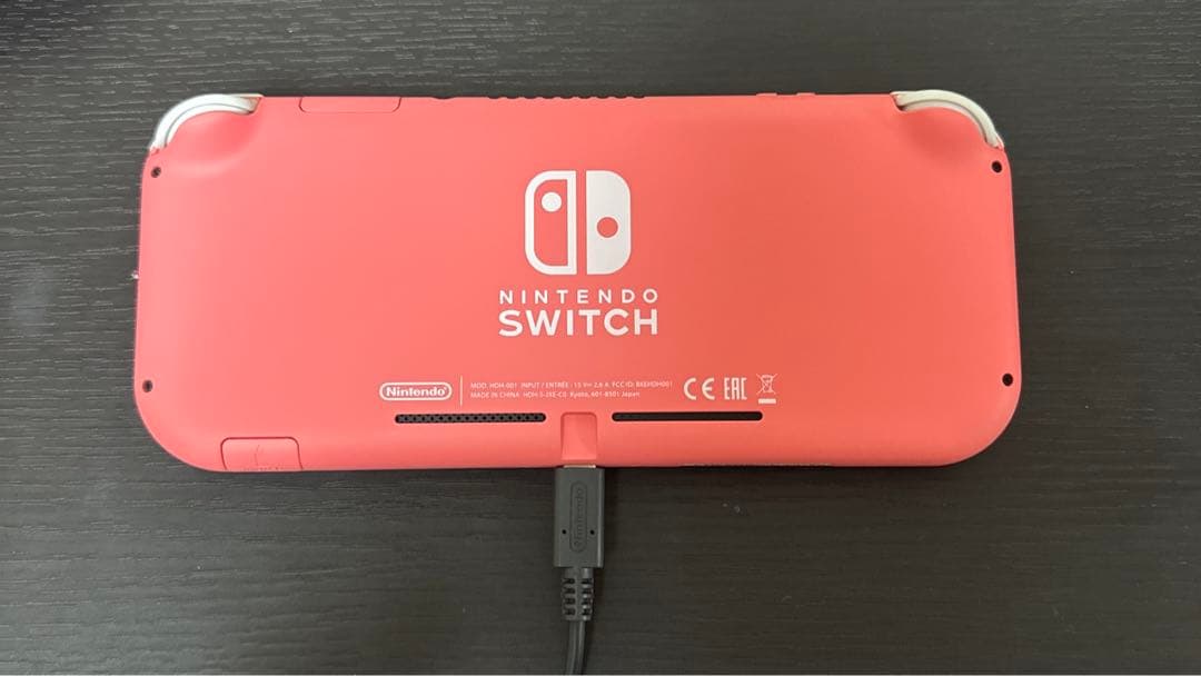 ①Nintendo Switch Lite ピンク 本体 ②ケース ③充電器