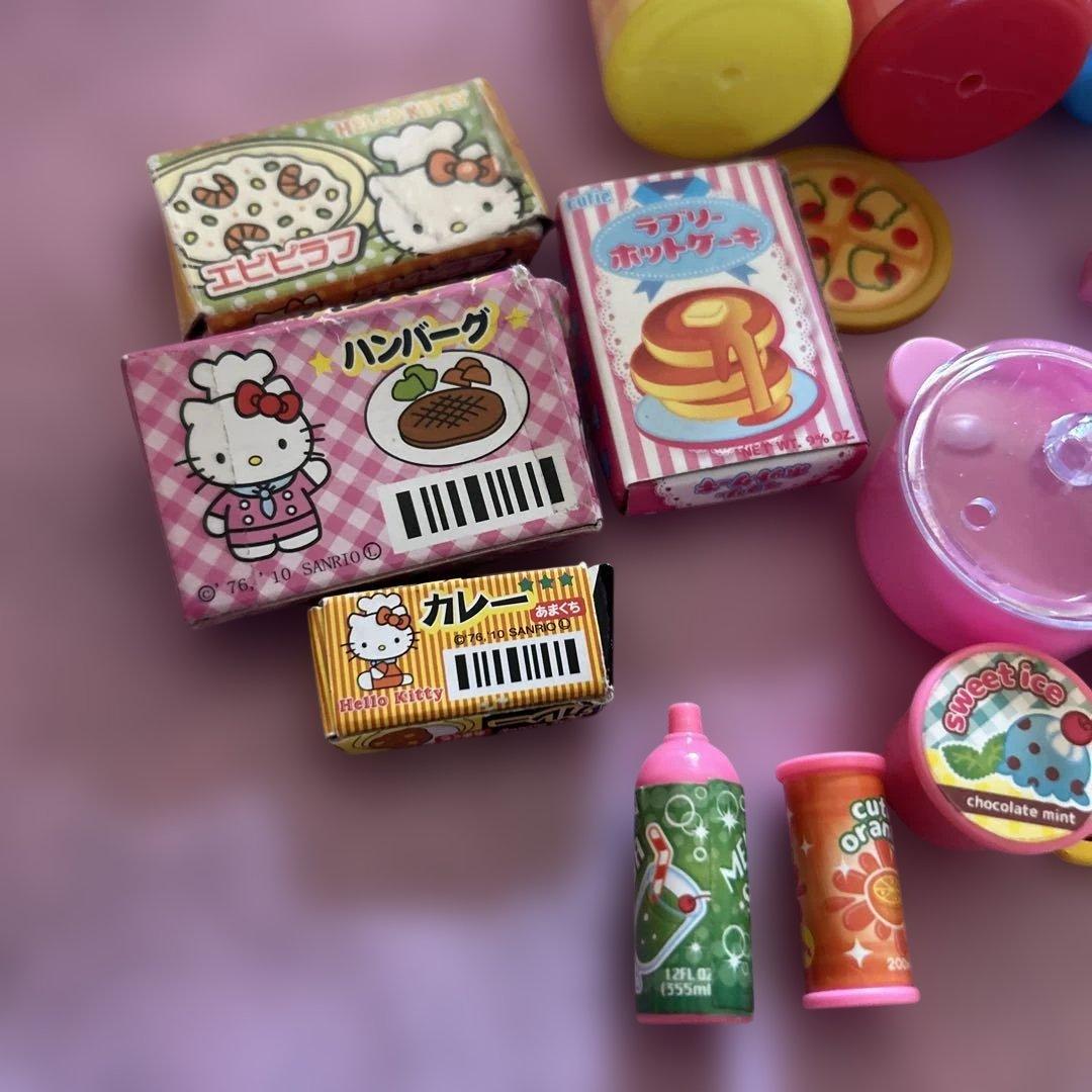 平成レトロ☆ハローキティ キッチンセット おもちゃなどまとめ売り