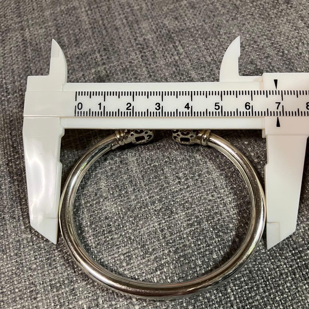 良品◎レア!! フォリフォリ シルバー925 バングル アンバーカラー