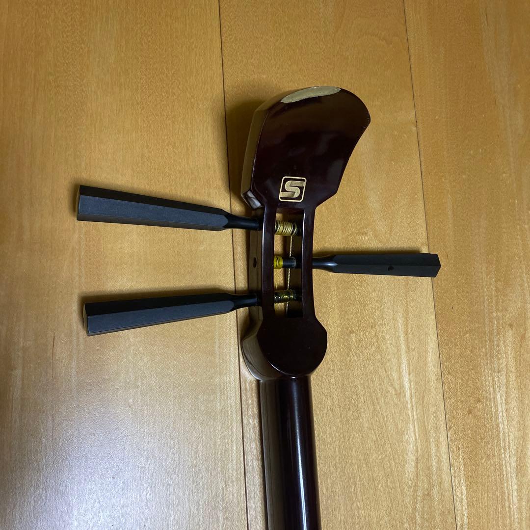 学校用三味線⭐︎教材用簡易型⭐︎破れなし⭐︎スズキ⭐︎撥なし