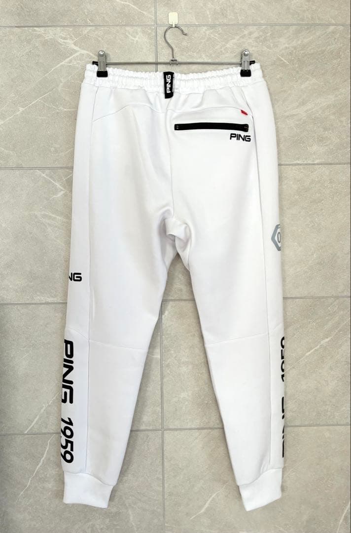 美品 PING 1959 Arizona 高機能ジョガーパンツ ホワイト M - メルカリ
