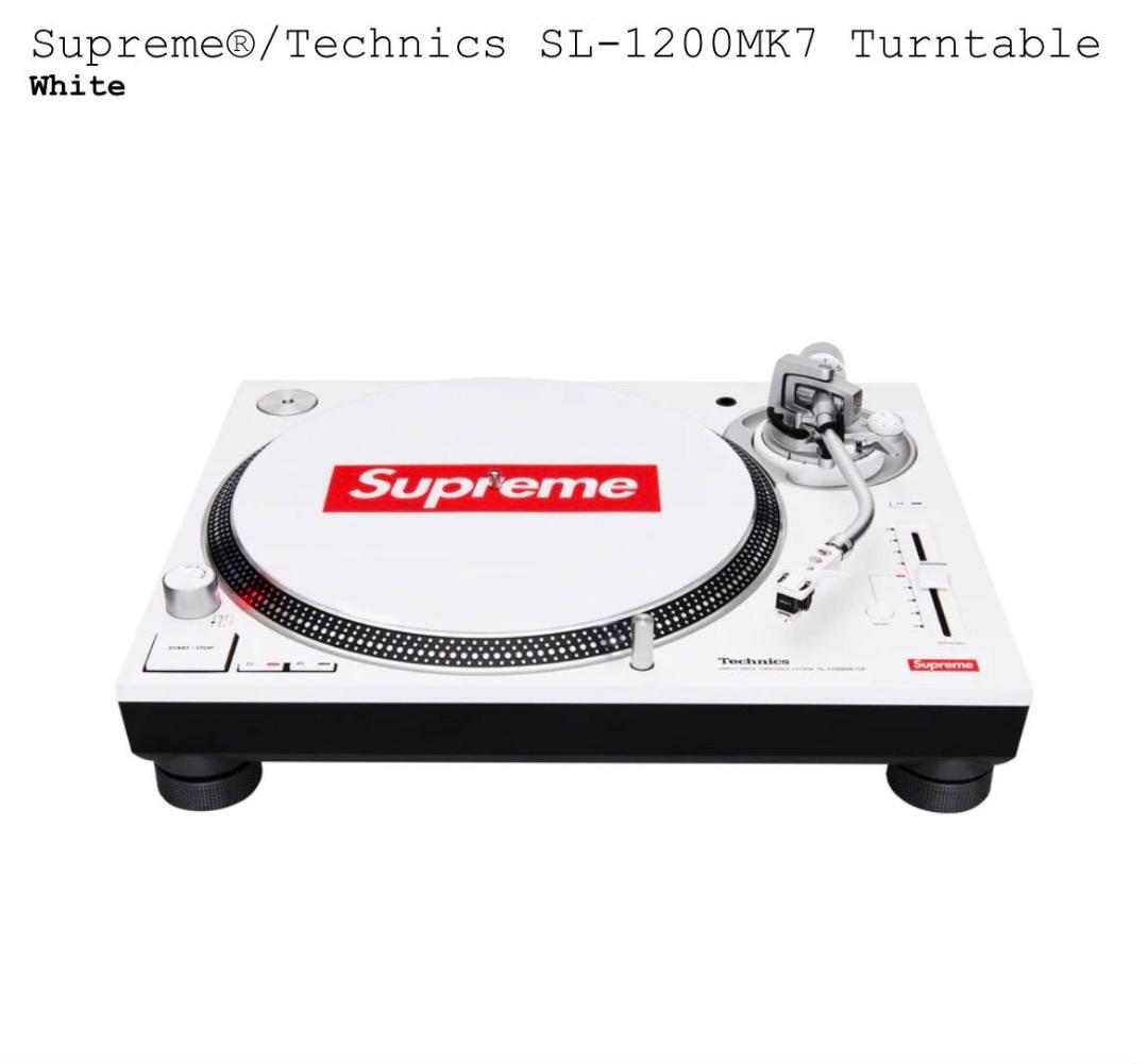 新品未使用 Supreme Technics SL-1200MK7 Supreme Technics SL-1200mk7 Turntable SET of 2 | eBay