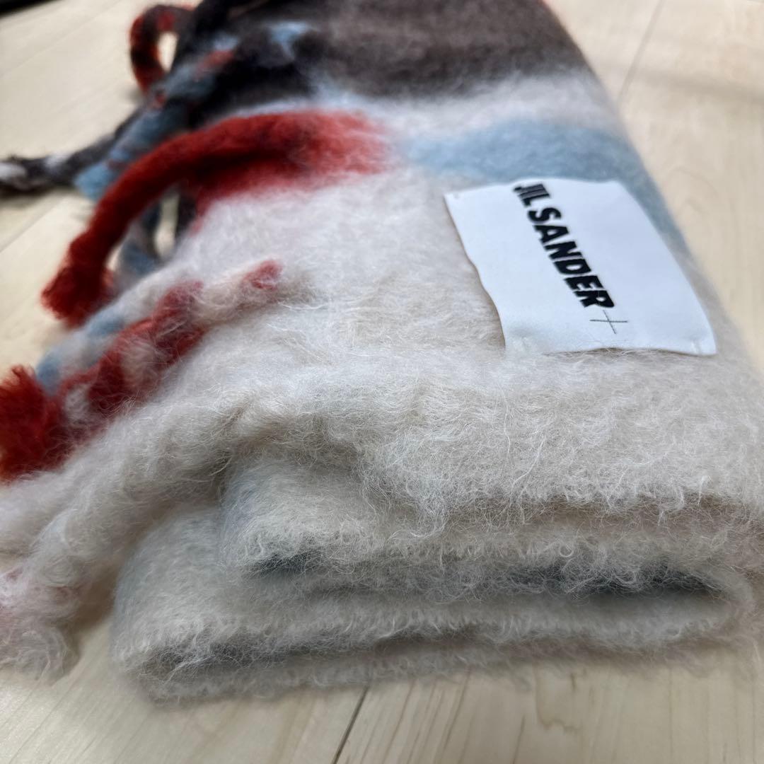 Jil Sander カラーブロック ニットスカーフ | 激安通販のイーサプライ