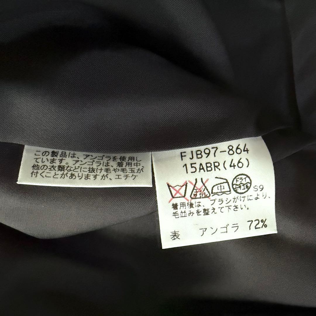 希少15号✨極美品 バーバリー アンゴラ×毛ジャケットコート ステッチ