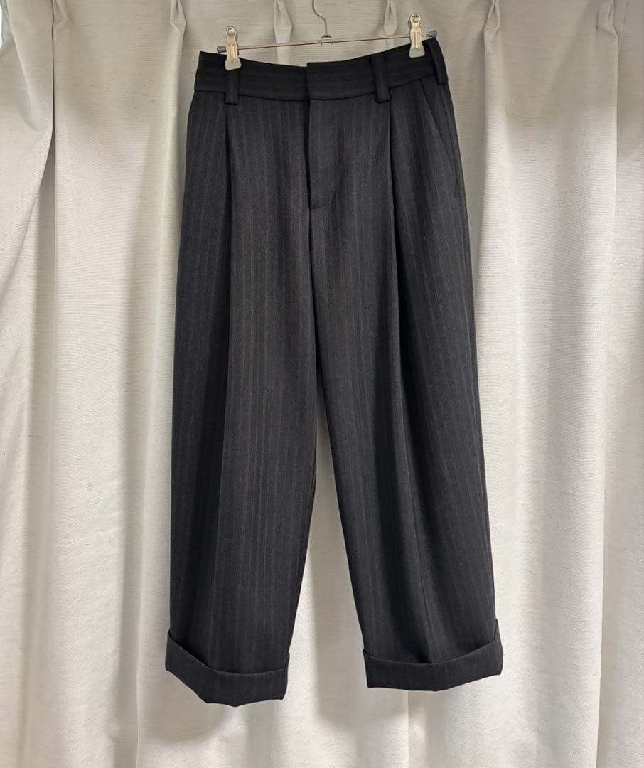 マーガレットハウエル LOVAT モーニングストライプパンツ ラバット s