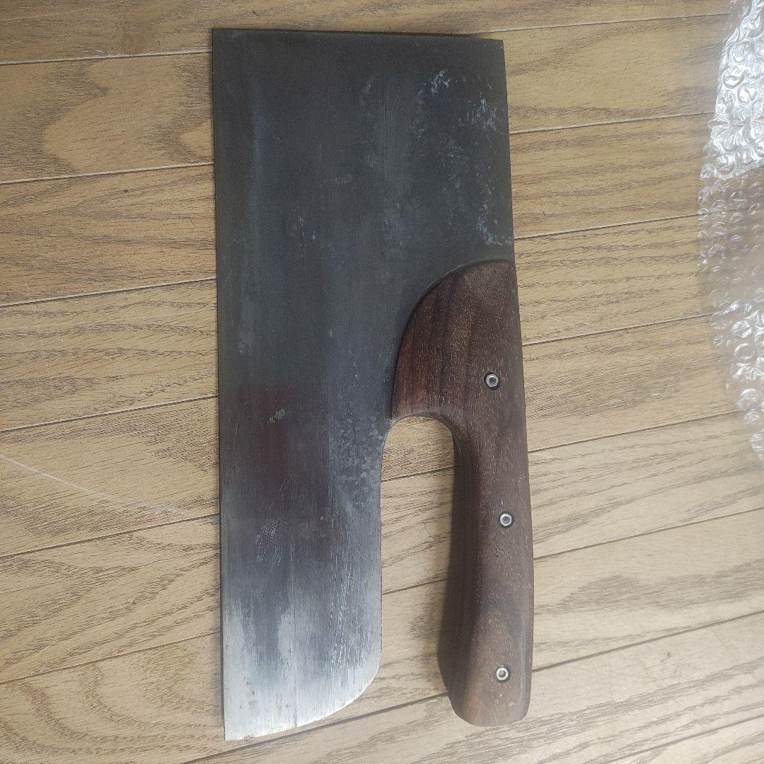 そば切り包丁 30.5cm，特注品。重さ1000g