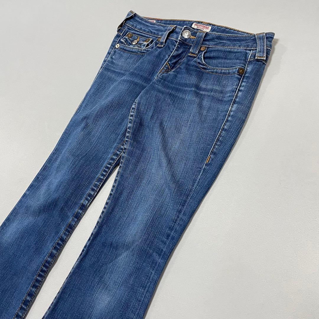 00s USA製 TRUE RELIGION フレアジーンズ