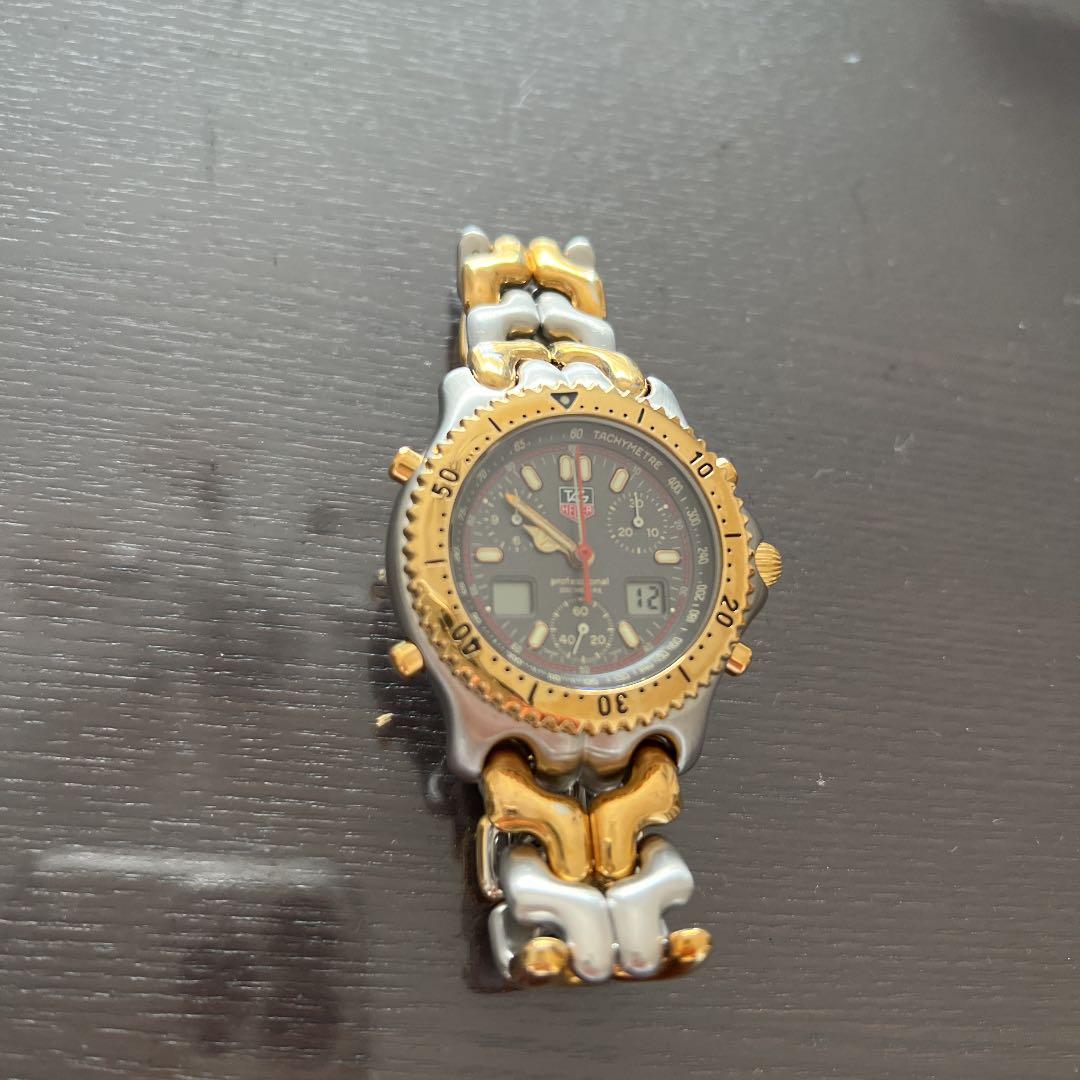 タグホイヤー セナ スプリットクロノ ゴールドコンビ CG1122 クォーツ