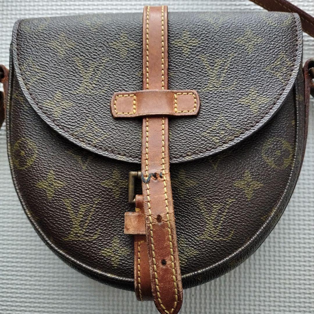 訳あり ルイヴィトン モノグラム ショルダーバッグ シャンティ