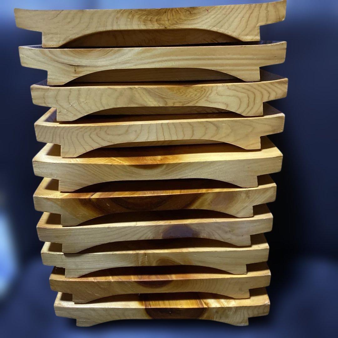 寿司下駄１０枚　小サイズ 楽天市場】寿司下駄 L 22cm SUSHIGETA 天然木 （ 寿司盛り台 寿司ゲタ