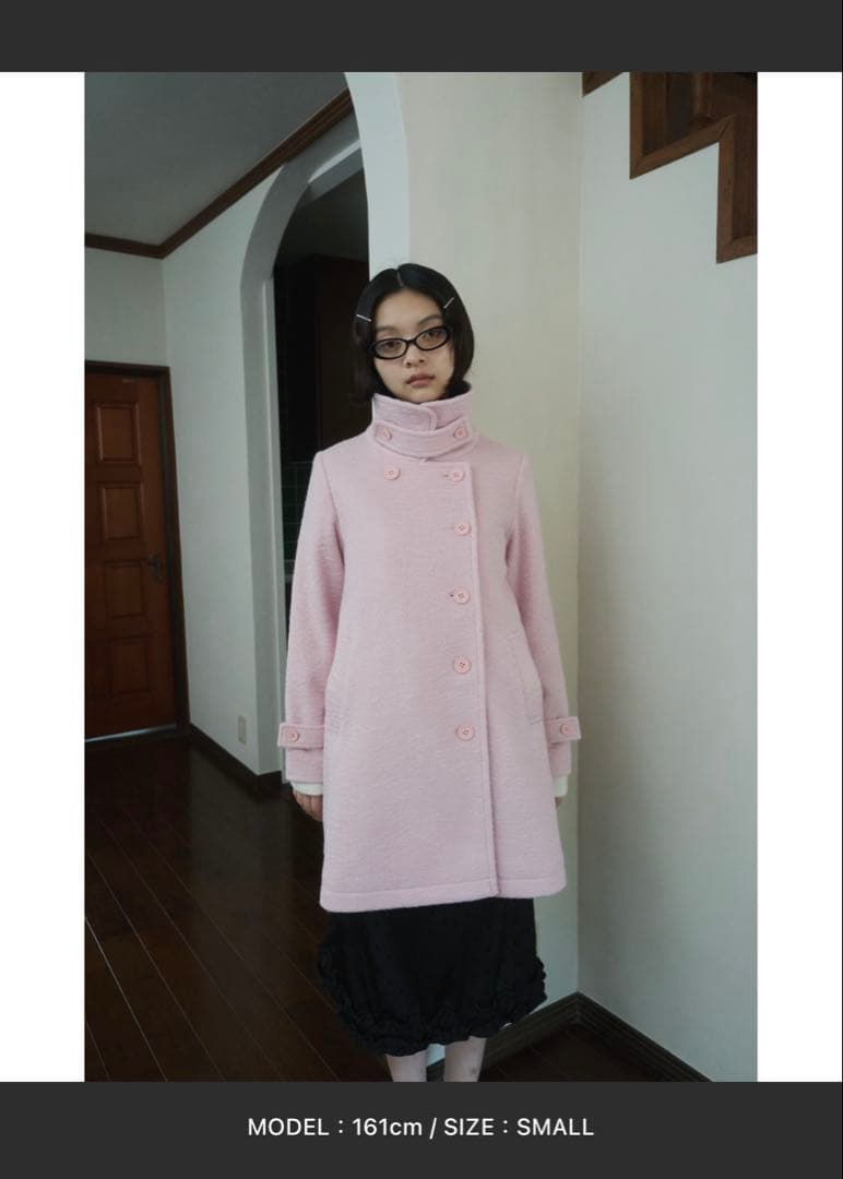 k*e様 FEKETE コート FEKETE（フェケテ） ステンカラーコート SMALL スカイブルー メンズ