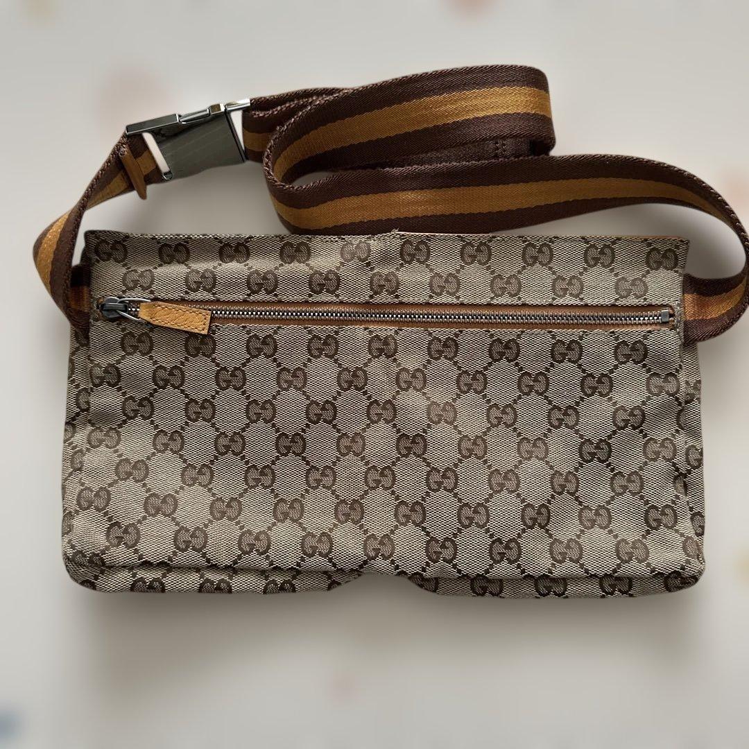 Minni様専用【週末限定値下げ】極美品 GUCCI GG柄 ウエストバッグ