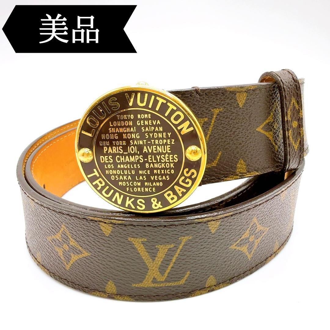 ◇ルイヴィトン◇モノグラム/サンチュール/T&B/ベルト/M6975/ゴールド 楽天市場】LOUIS VUITTON ルイ ヴィトン モノグラム ベルトサン