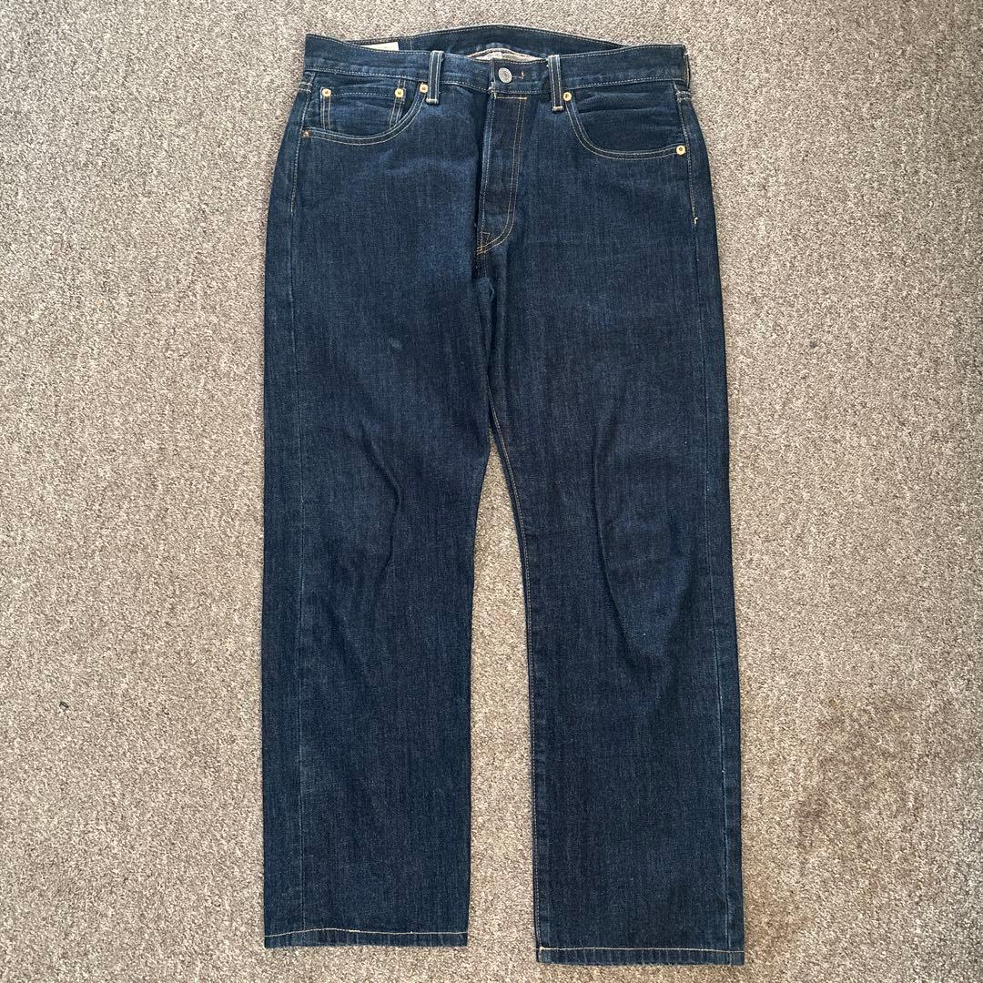 Levi's リーバイス 501 真っ紺ストレートデニム W33 L32 - メルカリ
