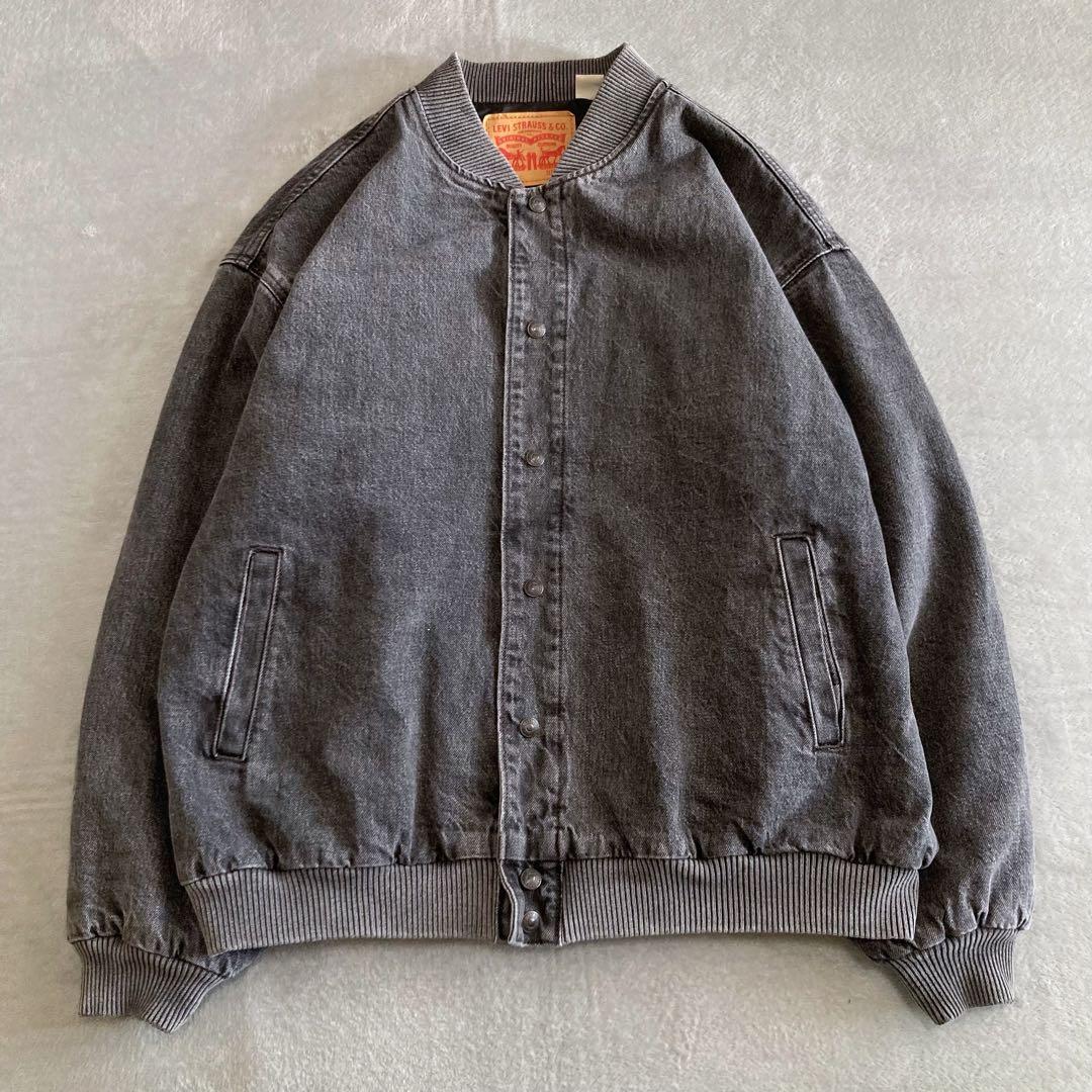 リーバイス デニム ボンバージャケット フェード ブラック L セール】Levi's/リーバイス トラッカージャケット ブラック ROUND