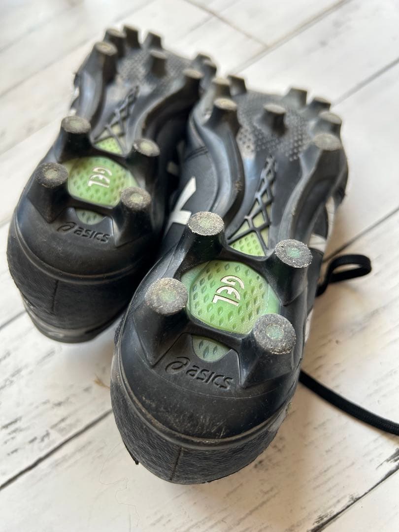 ASICS DS LIGHT スパイク 23.0cm 美品 天然皮 カンガルー皮
