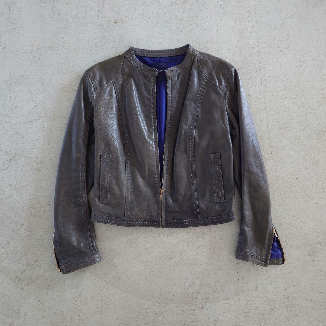 TOMORROWLAND　トゥモローランド　レディース　レザー　ライダース　38 TOMORROWLAND トゥモローランド レディース レザー ライダース 38