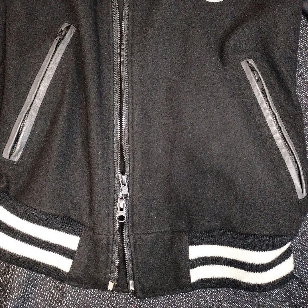 Volcom ボルコムスタジャン ブラック/グレー高品質本革 バンドコラボ XL