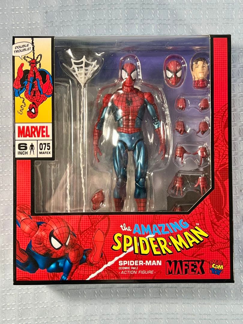 MAFEX スパイダーマン(COMIC Ver.) フィギュア No.075 - メルカリ