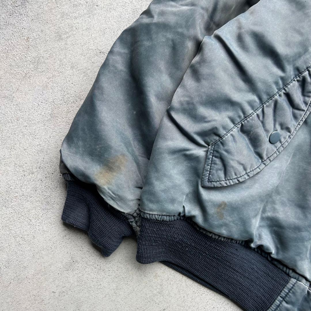 専用！90s USA MA-1 フライト ボンバージャケット フェード グランジ