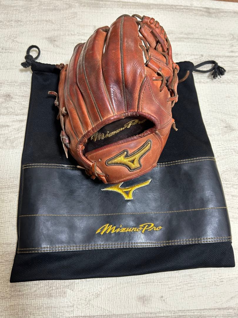 MizunoPro 硬式グローブ ブラウン 収納袋・硬式ボール付き 楽天市場】ミズノ MIZUNO 【専用グラブ袋付き】 ミズノプロ MizunoPro