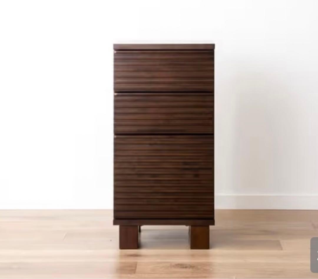 【美品】a flat ルーバー・キャビネットv02 425 H ルーバー・キャビネットv02 H セット ～チェスト～波から着想を得た横