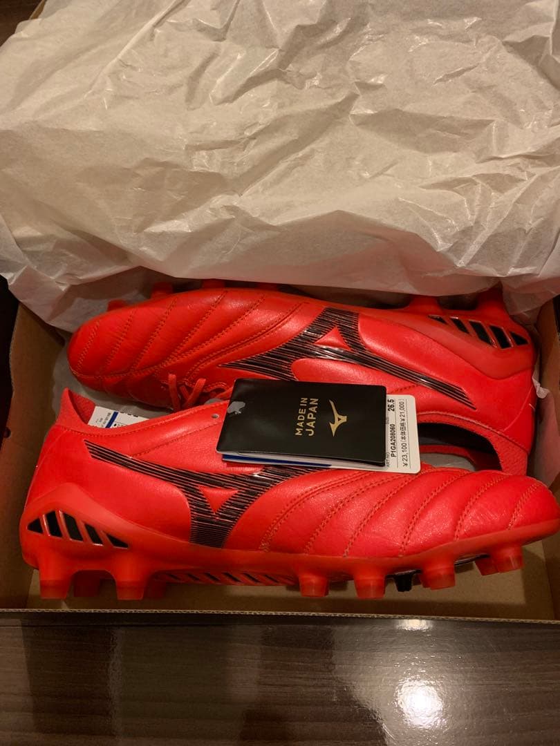 ミズノ モレリアネオ3 ジャパン レッド 26.5cm