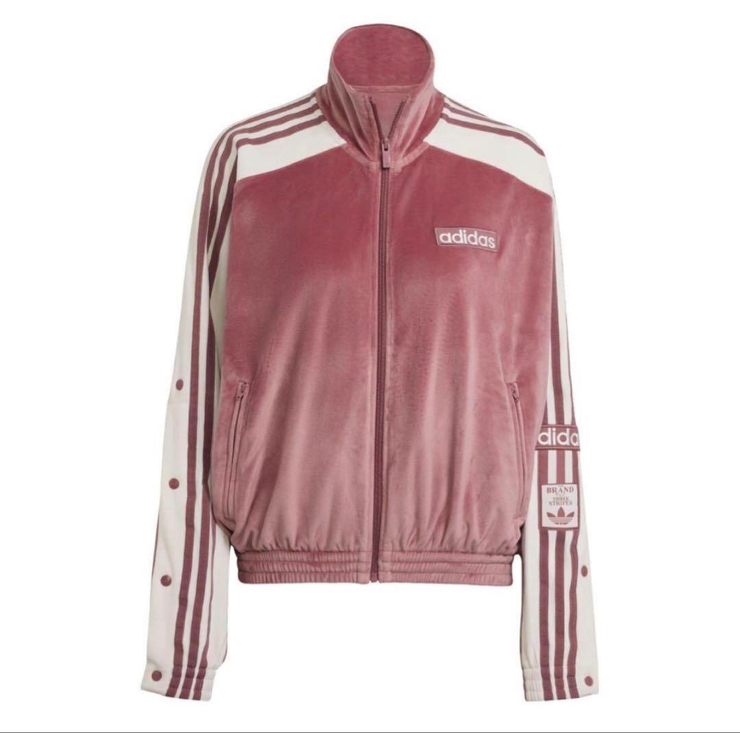 adidas ピンクベロア w adibreak velour tt 重盛さと美 - メルカリ