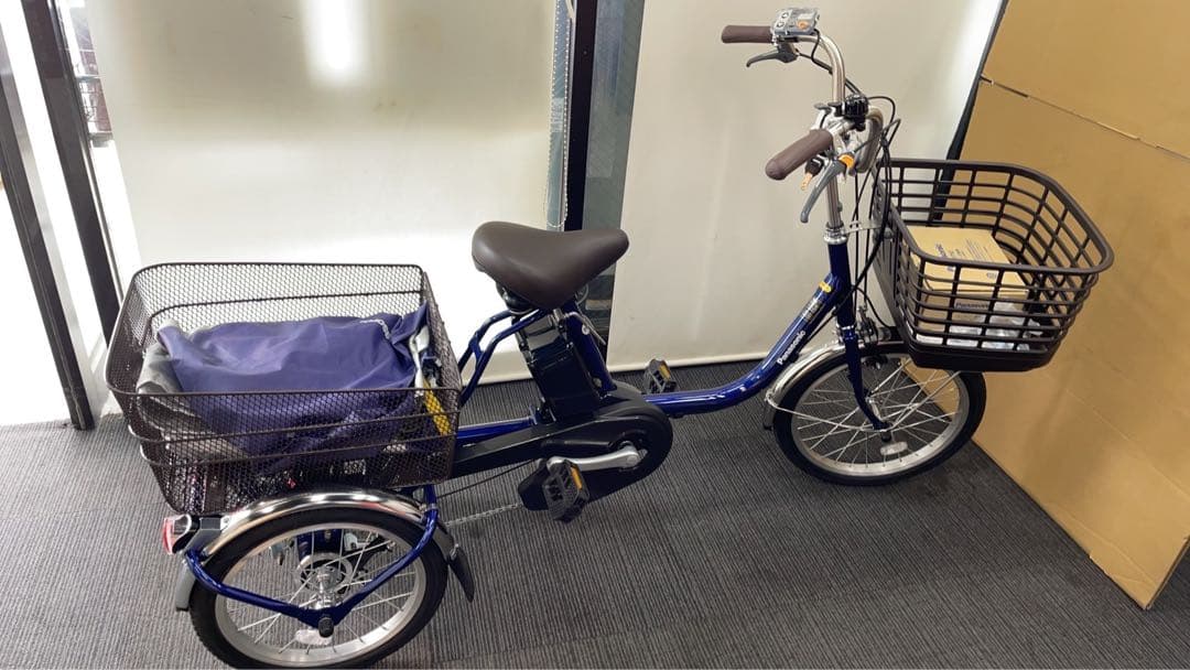★愛知県未使用車パナソニック 電動アシスト三輪自転車BE-FU832V定価23万 楽天市場】完売御礼 パナソニック ビビライフ BE-ELR833V USブルー