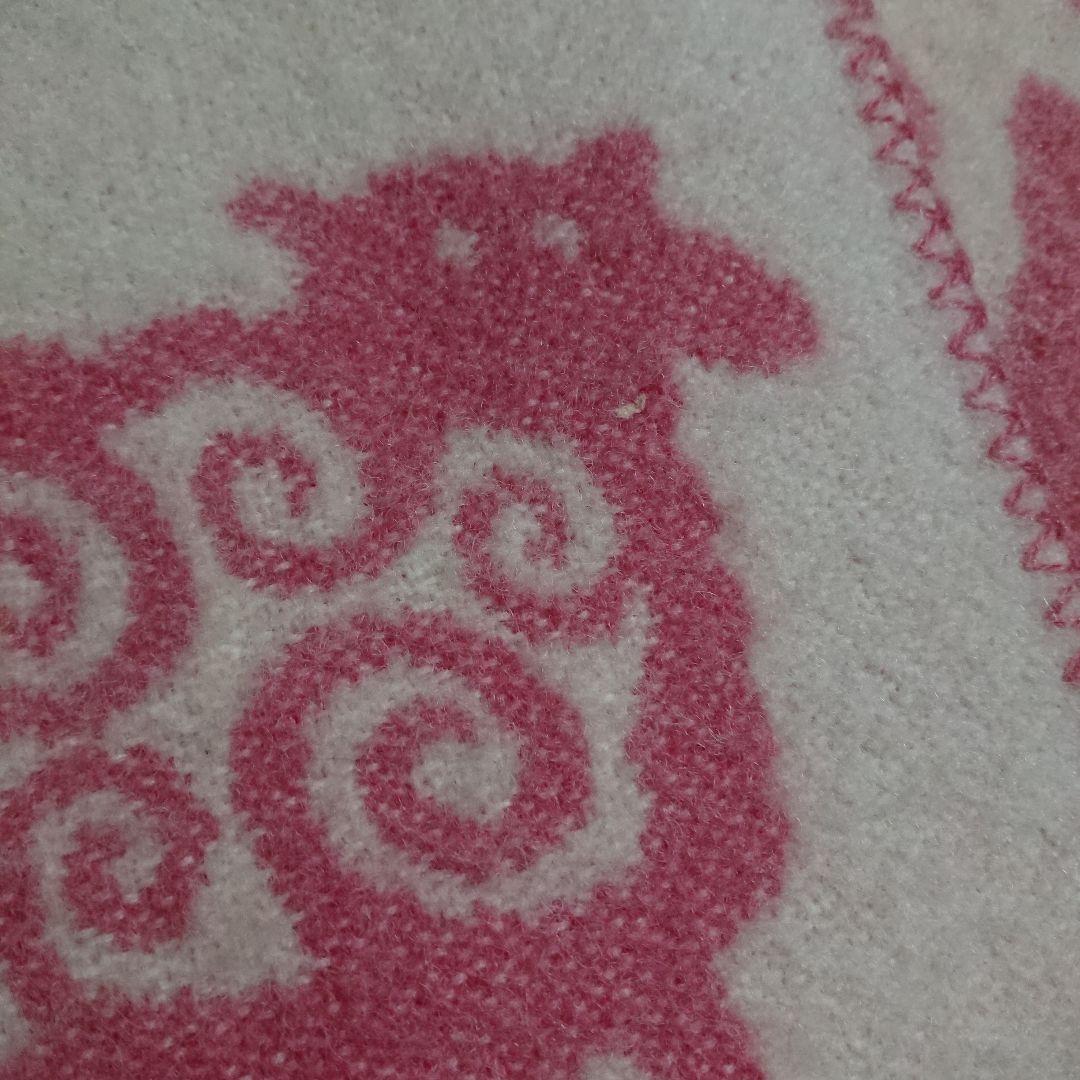 ハーフブランケット ベングトのヒツジ ウール80% コットン20