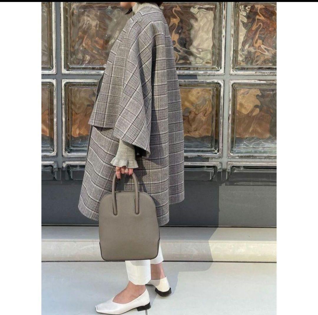 18万】リバーシブル♡グレンチェックケヌキリバーシブルコート