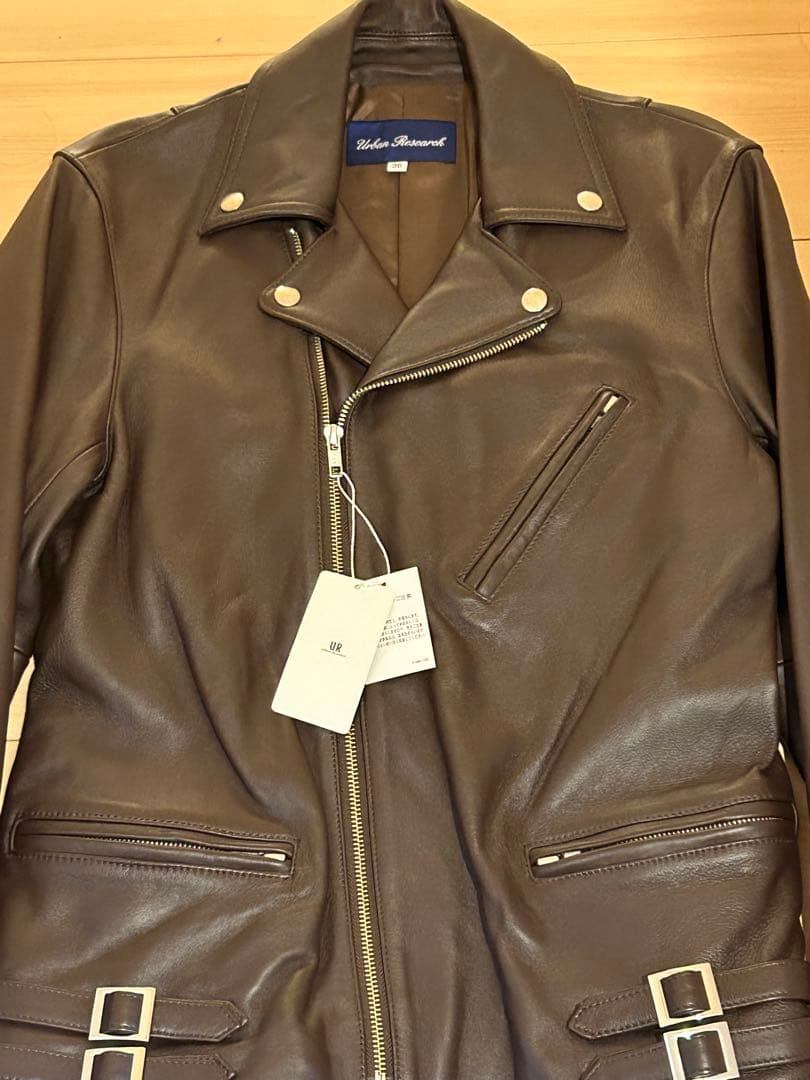 新品】URBAN RESEARCH ラムレザーダブルライダースジャケット - メルカリ