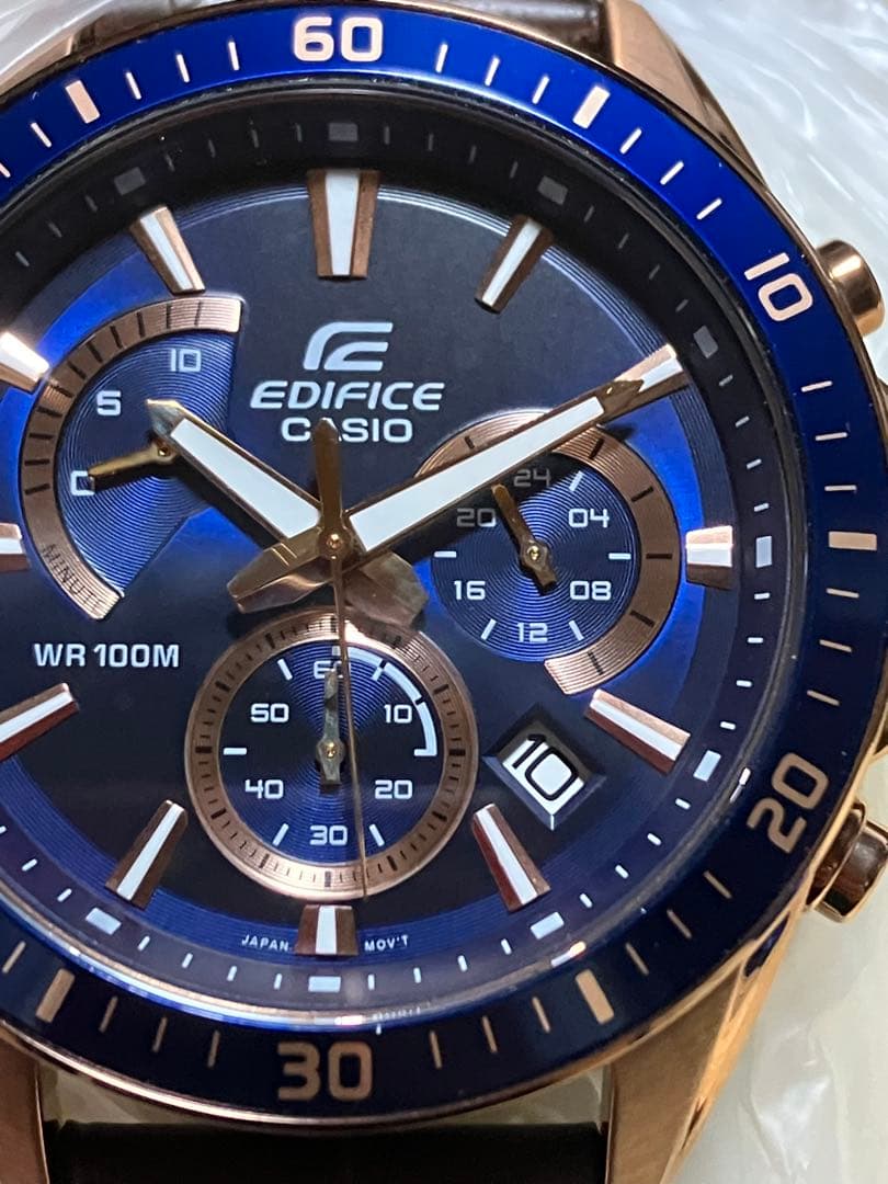 カシオ　CASIO エディフィス　クロノグラフ　　EFR-552GL-2AV Amazon.co.jp: [カシオ]エディフィス EDIFICE 100m防水 クロノグラフ