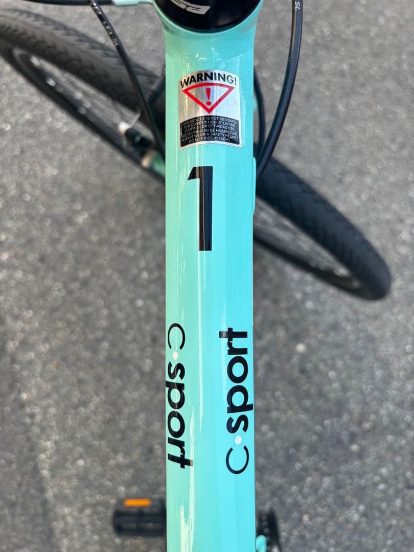 Bianchi C sport 1 ミントグリーン クロスバイク (51サイズ)