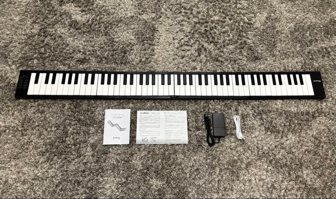 Oripia 88 折りたたみ式キーボード TAHORNG ORIPIA88 88鍵盤 折りたたみ式電子ピアノ MIDIキーボード