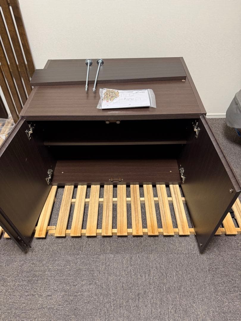 【まめ師匠さま専用】アーデル ワードローブ用上置き棚 引き戸間仕切りワードローブ 幅88cm用「オーダー上置き」 通販 - ディノス