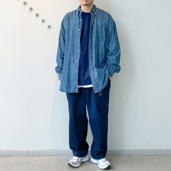 ビームス別注 ポロラルフローレン デニムシャツ 裾ポニー ビッグ