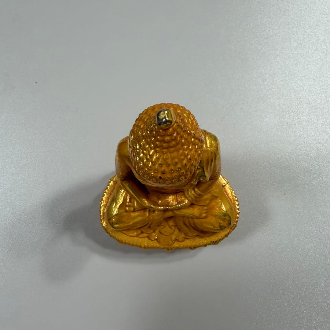 鎏金釈迦牟尼坐像 旧蔵