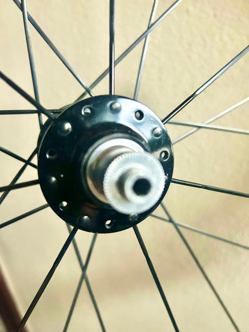◇TNIハブ仕様Carbonカーボンホイール後輪＆チューブラータイヤ付き◇