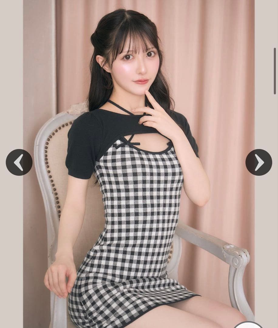 フロントオープンリボンミニワンピース フロントオープンリボンニットミニワンピース – Darich (ダーリッチ)